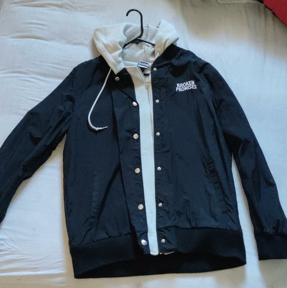 Large Broken Promises windbreaker & hoodie